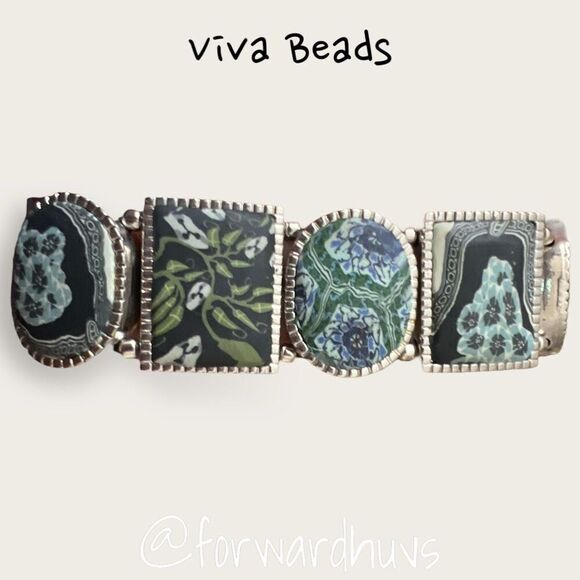 Viva Beads | Polymer Clay Hand Made Beads | Stretch Bracelet - Picture 8 of 10